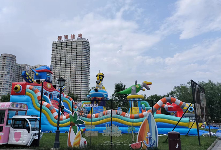 200-Square-Meter Inflatable Park Project Philippines Client Case Study