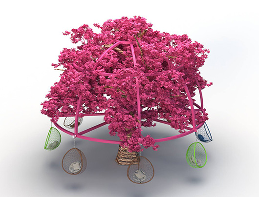 HJJ064 Non-powered wishing trees