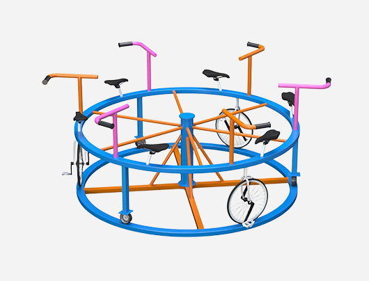 HJJ103 6-person rotating bicycle