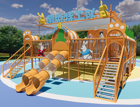 Preparatory work for children’s amusement park