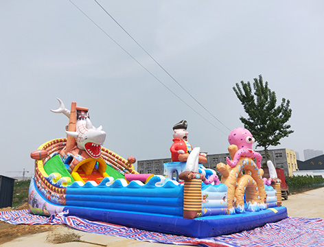 Giant shark attack Inflatable Castle