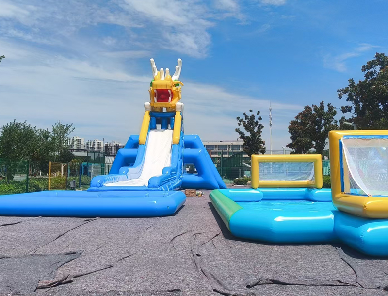 Dragon Head Water Palyground Slide