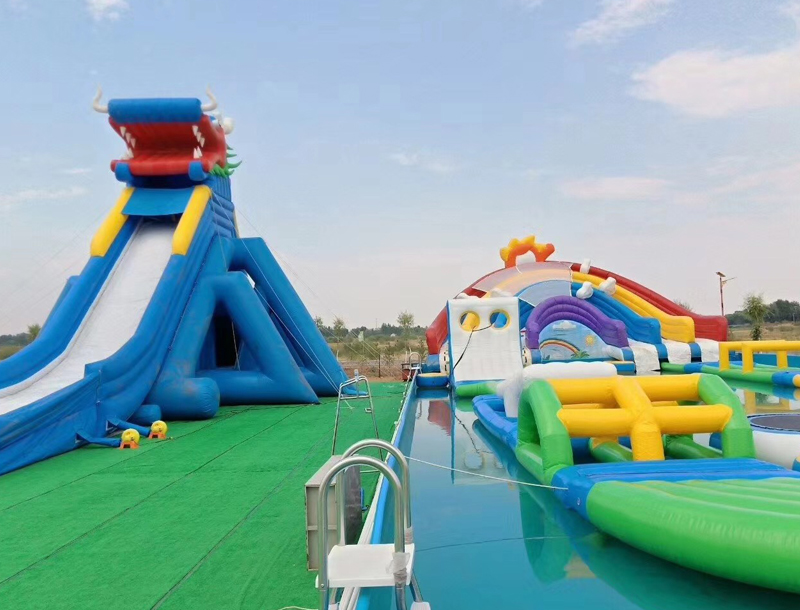 Dragon Head Water Palyground Slide