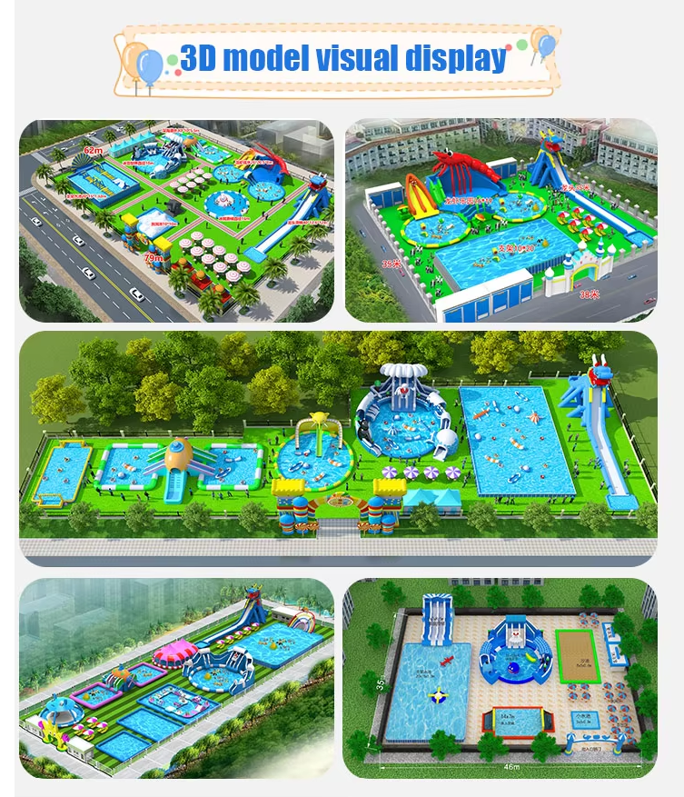Inflatable Water Palyground Slide