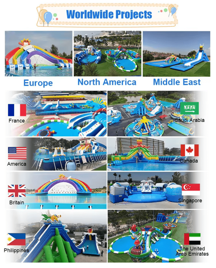 Inflatable Water Playground Slide