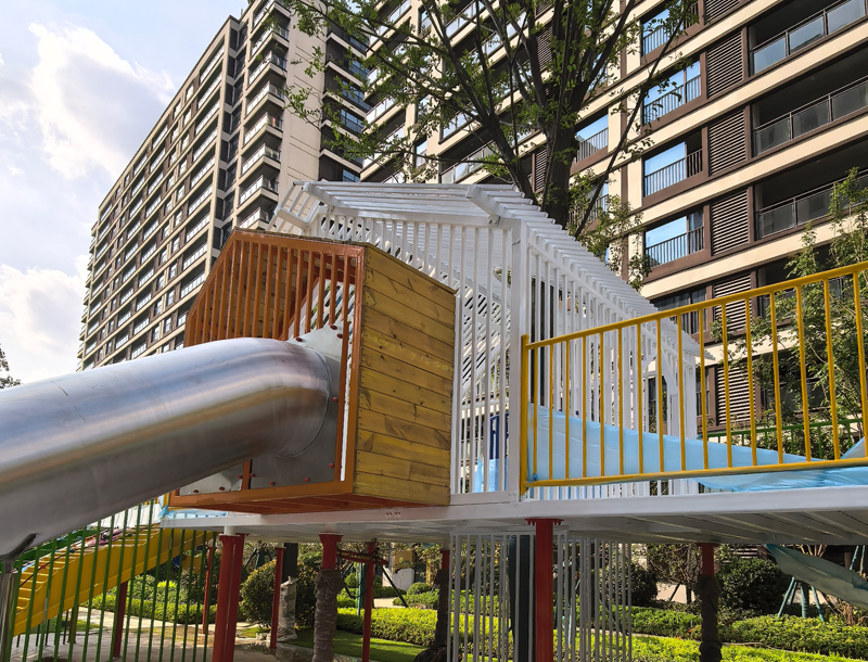 Customized Modular Slide Playground Equipment for Community