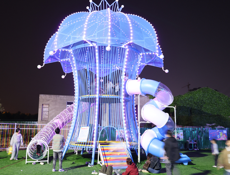 Jellyfish Kingdom Custom Outdoor Slides for Children
