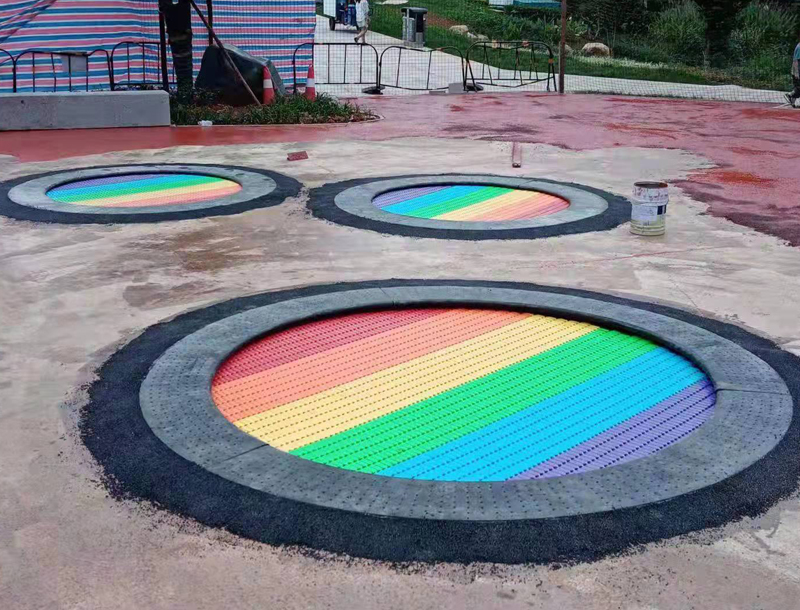 In-ground Trampoline Outdoor Playground Equipment