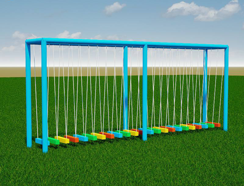 Suspended-Pile Balancing Swing Bridge