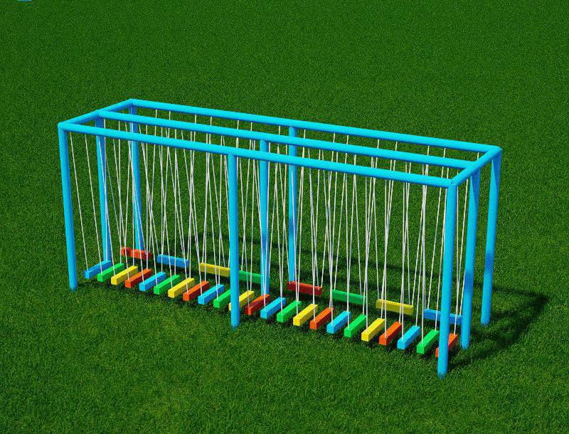 Double-Tier Suspended-Pile Swing Bridge