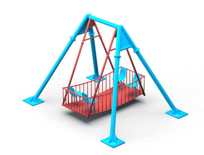 Mini Pirate Ship Outdoor Playground Equipment