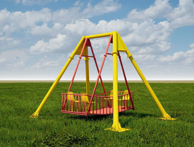Mini Pirate Ship Outdoor Amusement Equipment