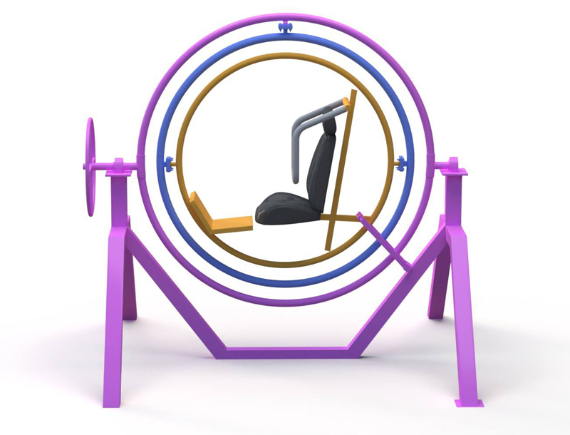 360-Degree Space Ring Outdoor Playground Equipment