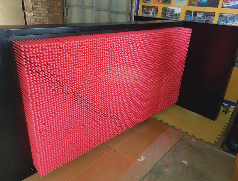 3D Pin Sculpture Wall Outdoor Amusement Equipment