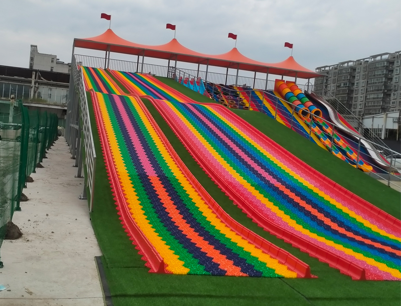 Rainbow Dry Slide Non-powered Playground Equipment