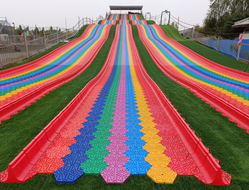 Rainbow Dry Slide Non-powered Playground Equipment