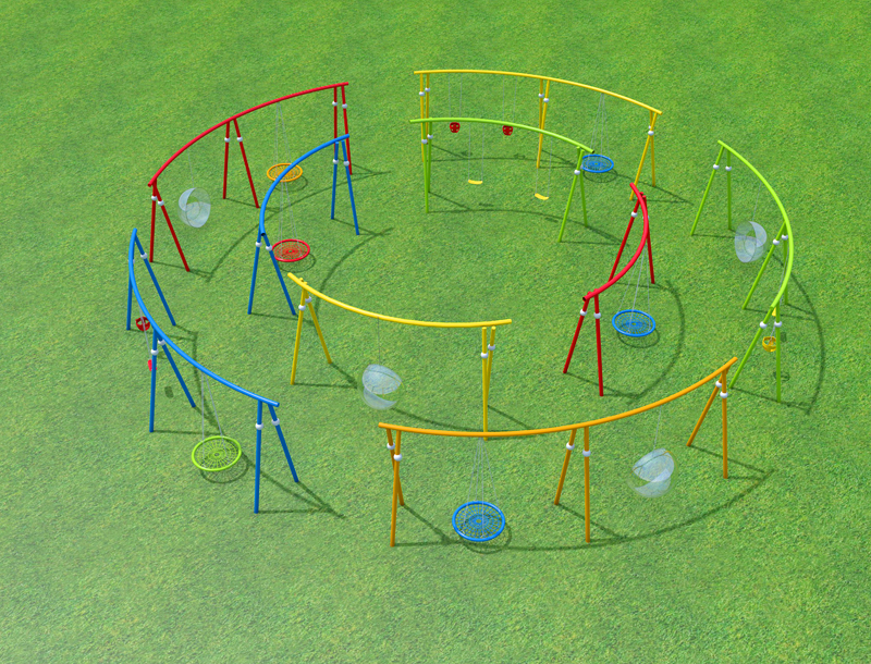 Round Swing Set
