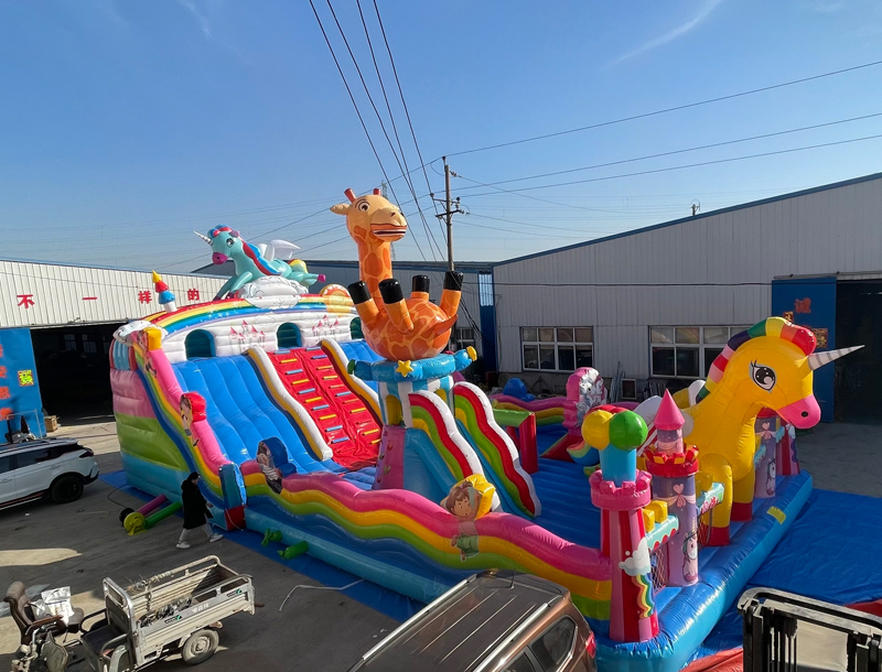 My Little Pony-Themed Inflatable Castle