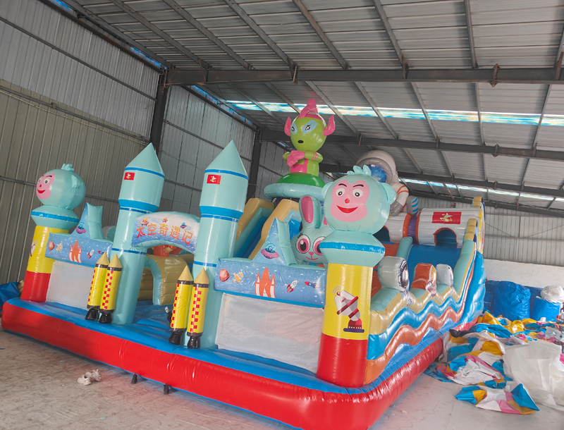 Space Adventure Inflatable Castle