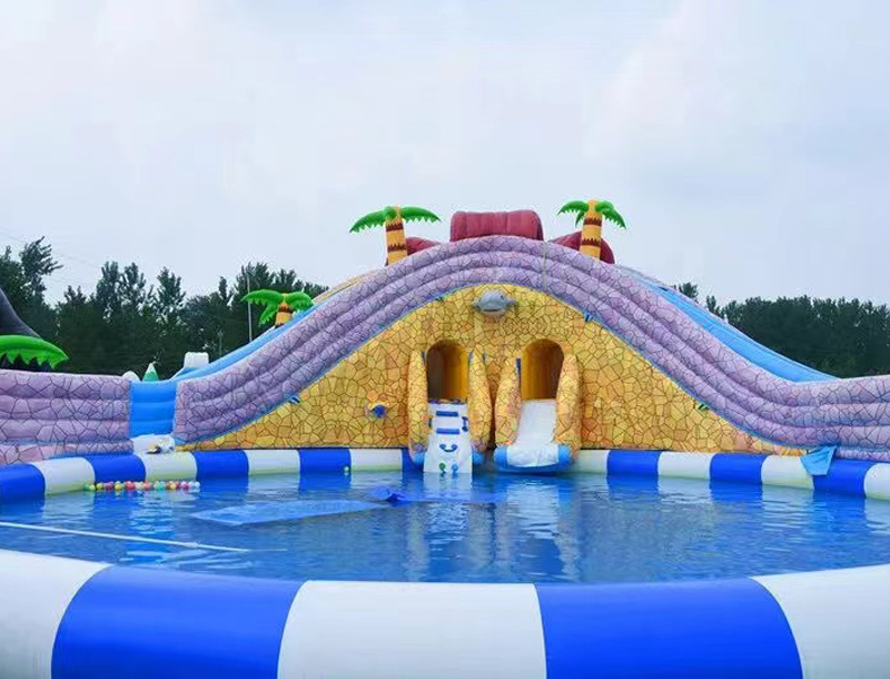Outdoor Children Water Park Inflatable Pool