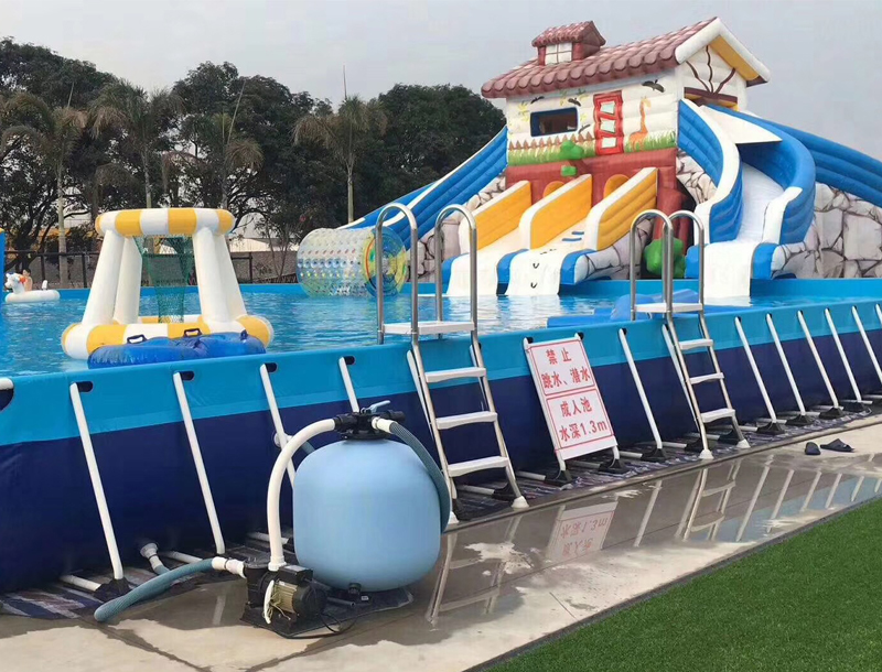 Outdoor Kids Water Park Inflatable Castle