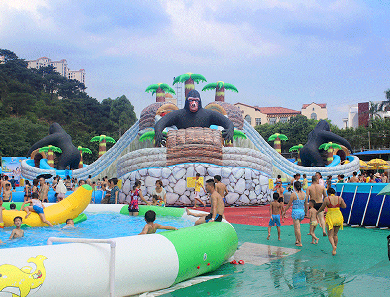 Outdoor Kids Water Park Inflatable Castle
