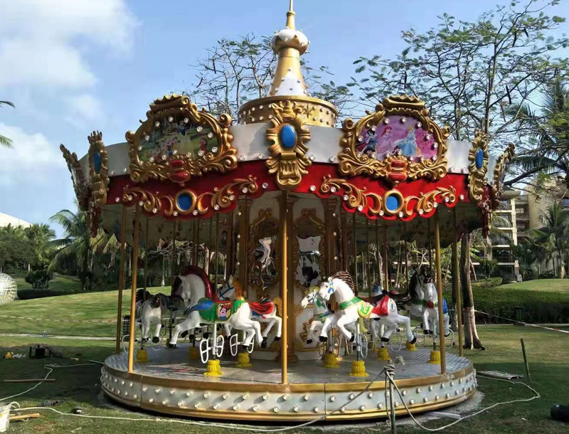 24-seat park carousel amusement park rides