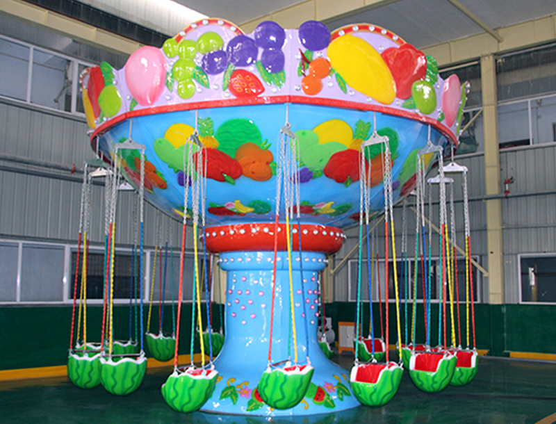 12-Seat Watermelon Rotating Swing Chair Amusement Ride
