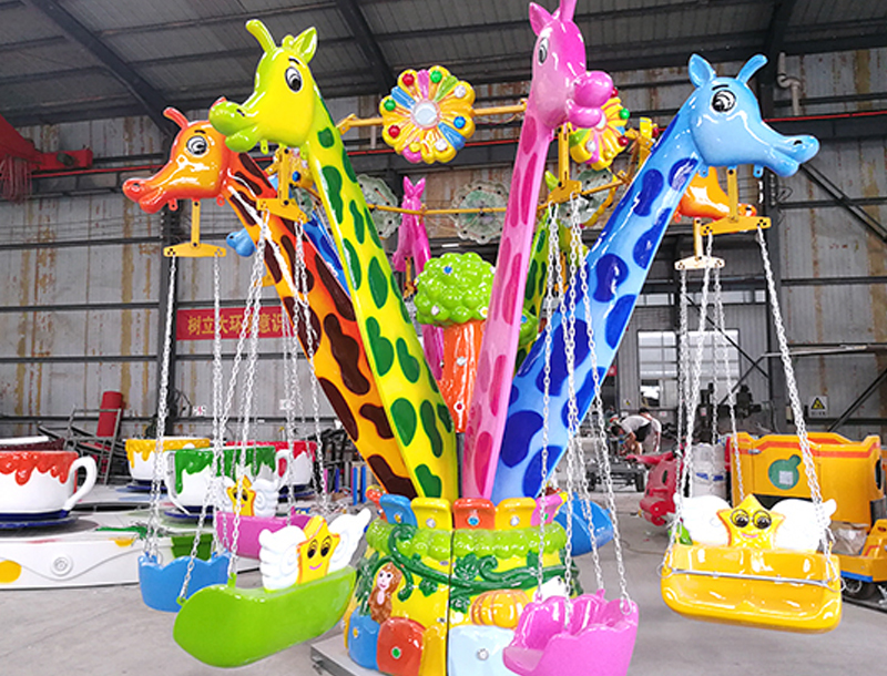 8-Seat Deer Rotating Swing Chair Amusement Ride