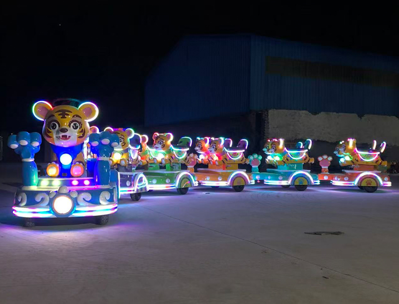 Tiger Brings Wealth Park Children's Trackless Train