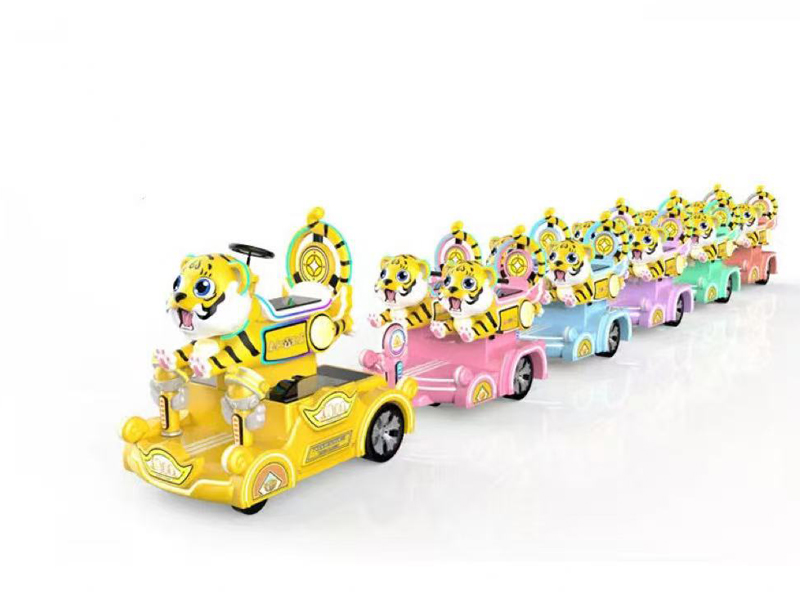 Tiger Girl's Money-Making Trackless Train