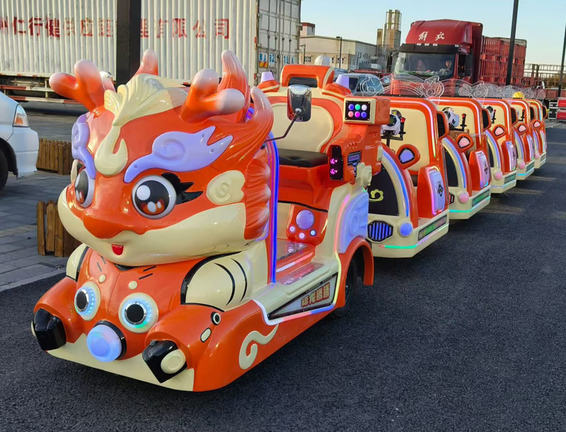 Dragon Soars for Fortune Park Children's Trackless Train