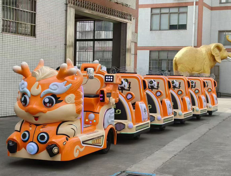 Dragon Soars for Fortune Park Children's Trackless Train