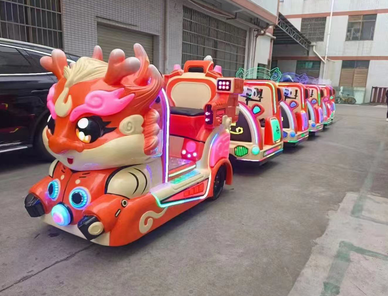 Dragon Soars for Fortune Park Children's Trackless Train