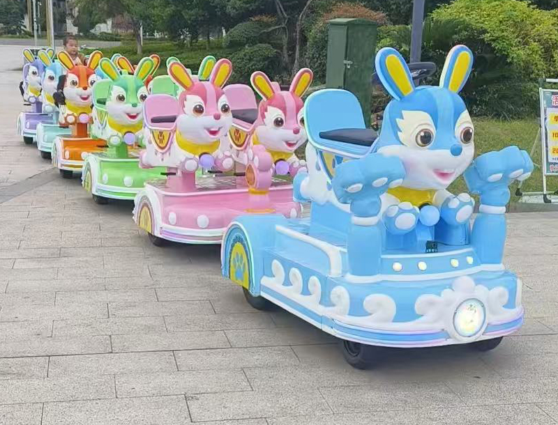 Money Rabbit Like Brocade Park Children's Trackless Train
