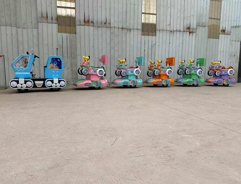 Space Motorcycle Park Children's Trackless Train