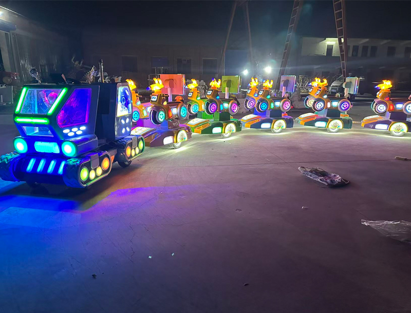 Space Motorcycle Park Children's Trackless Train