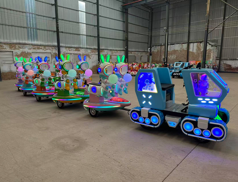 Space Rabbit Park Kids Trackless Train