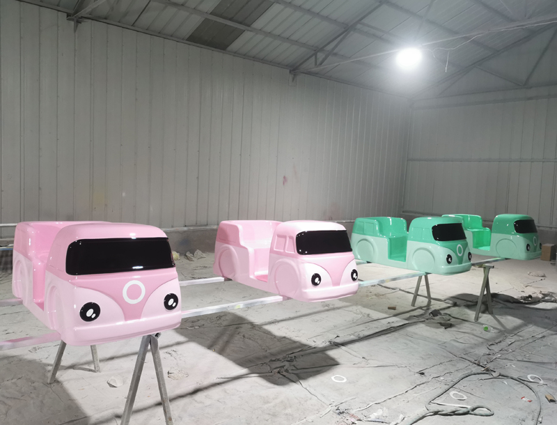 Mini Cartoon Car Park Kids Track Train
