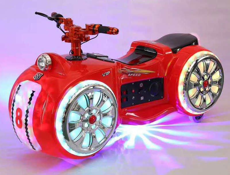 Time-Traveling Motorcycle Park Kids Electric Bicycle