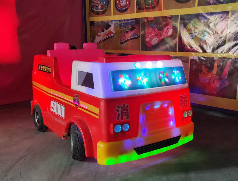 Fire Truck Park Kids Electric Bicycle