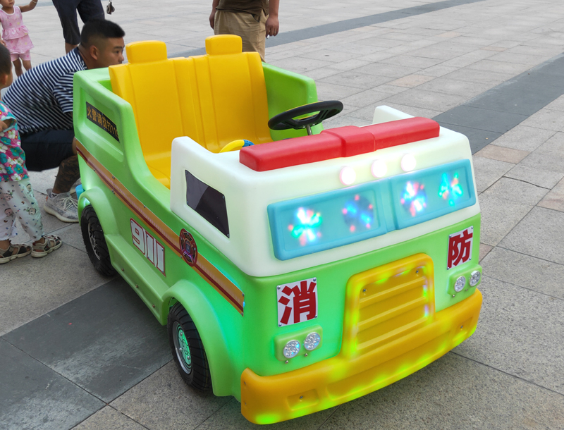 Fire Truck Park Kids Electric Bicycle