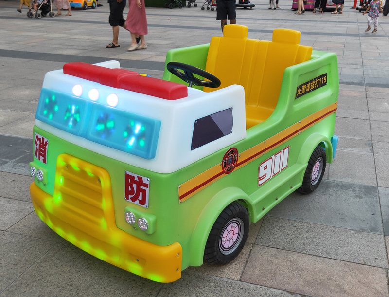 Fire Truck Park Kids Electric Bicycle