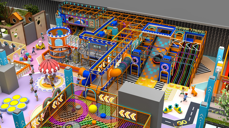 1800㎡ indoor children's playground