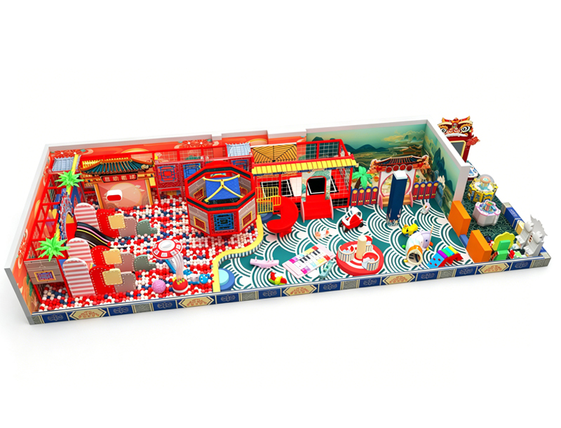 165㎡ Children Shopping mall Indoor Playground Equipment