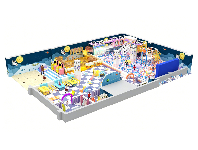 300㎡ kids indoor soft playground