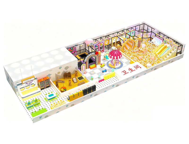 380㎡ kids soft playground equipment