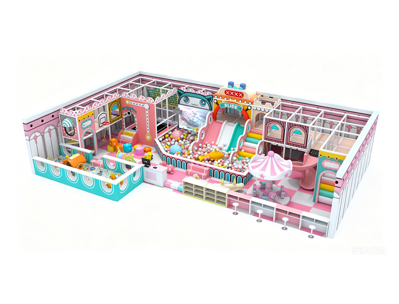 380㎡ kids soft playground equipment