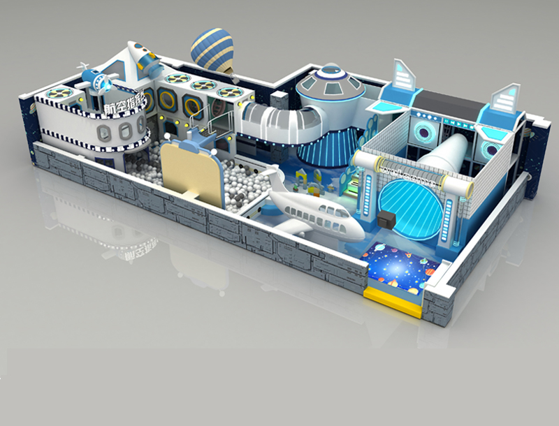 Aviation Theme indoor soft playground equipment