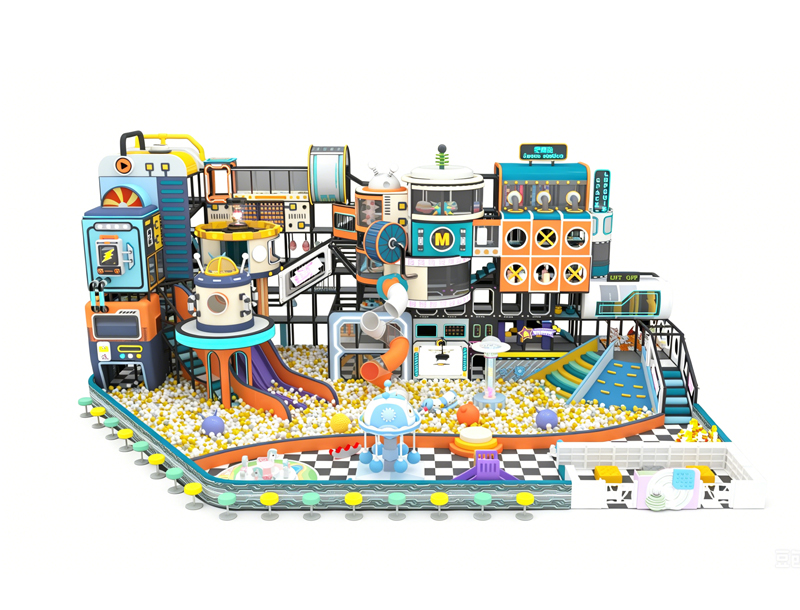 Space Theme soft playground equipment